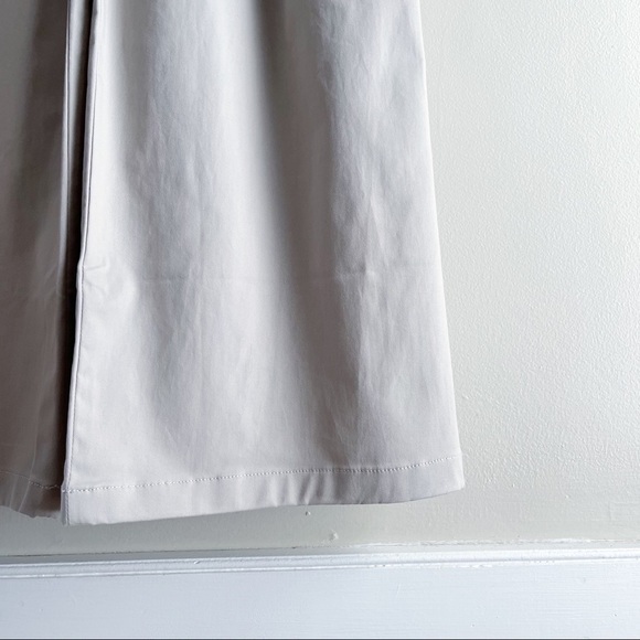 NWT French Connection • Macchiato Coltrane Wide Leg Cropped Cotton Trousers Sz 0 - Picture 7 of 14